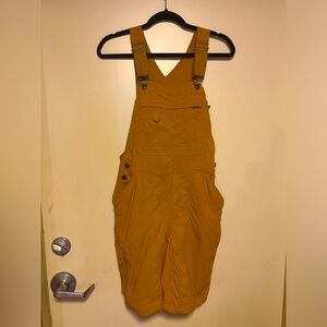 Duluth Heirloom Gardening Short Overalls - XS - Tan